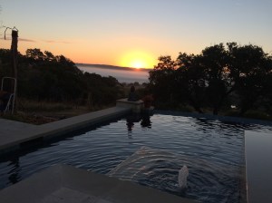 Looking down Live Oak Valley at dawn
